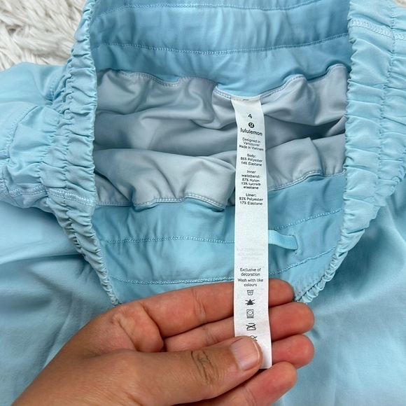 Lululemon Track That Short 5" Blue Glow - Picture 3 of 6